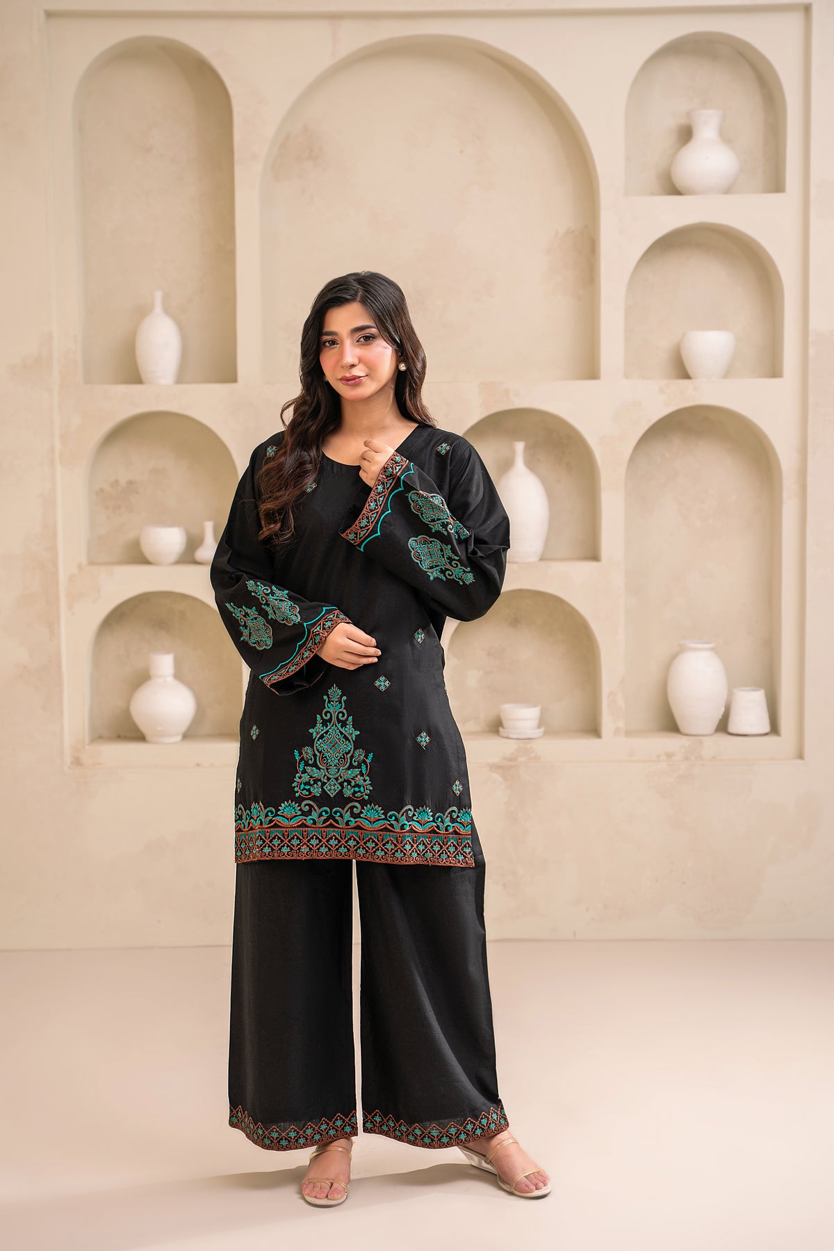 Zara embroidered lawn suit by Noorsaba, photo 6 of 7