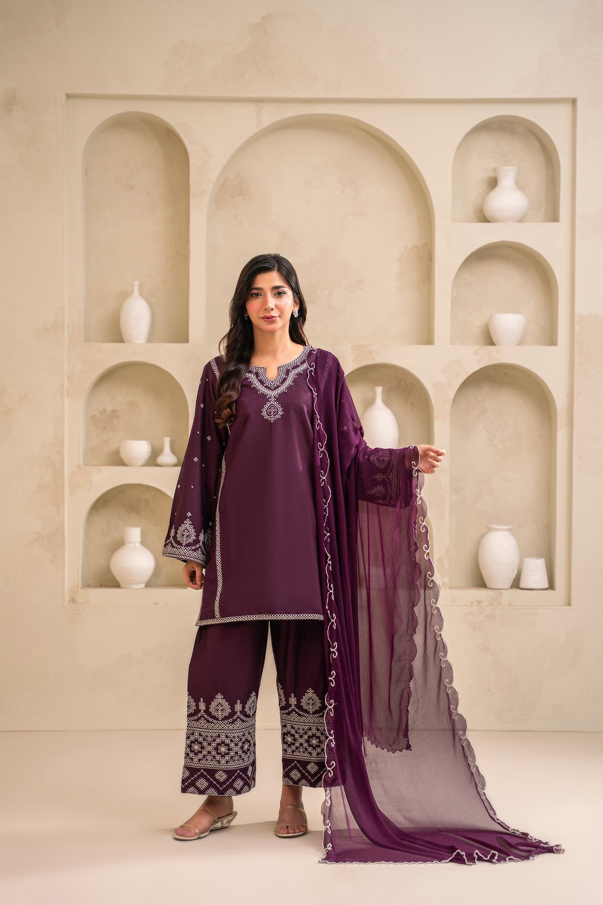 Mira embroidered lawn suit by Noorsaba, photo 1 of 6