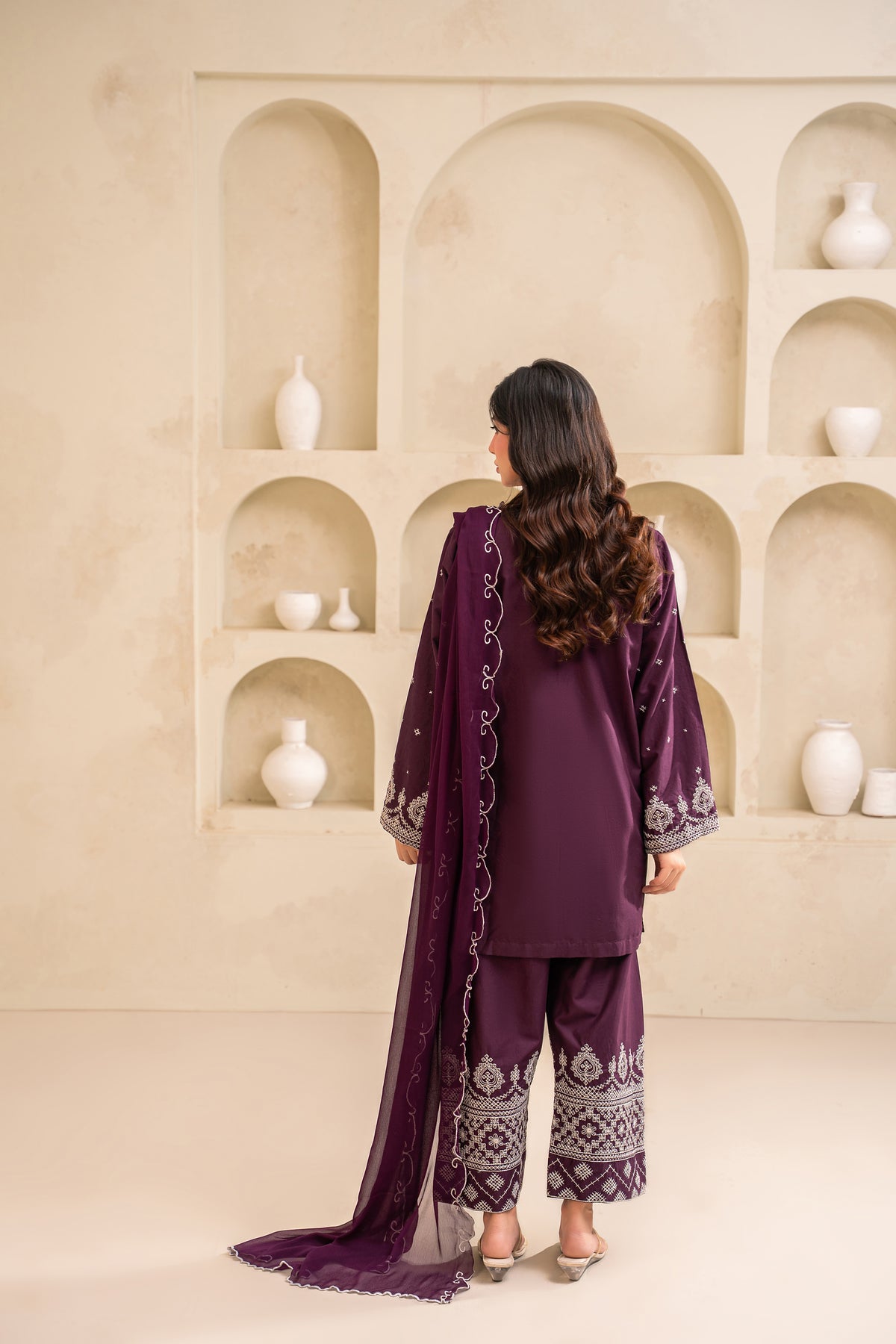 Mira embroidered lawn suit by Noorsaba, photo 4 of 6