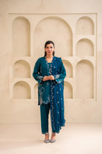 Nyra embroidered lawn suit by Noorsaba, photo 3 of 7