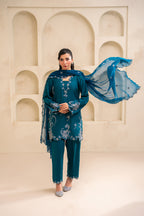 Nyra embroidered lawn suit by Noorsaba, photo 5 of 7