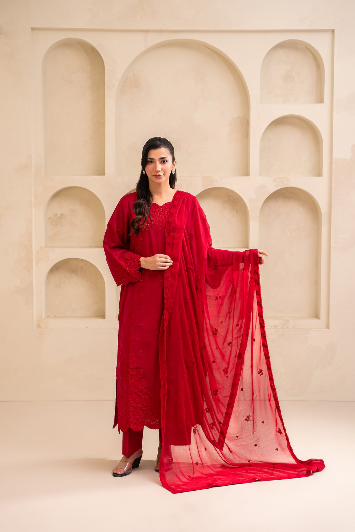 Azel embroidered lawn suit by Noorsaba, photo 1 of 8