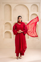 Azel embroidered lawn suit by Noorsaba, photo 4 of 8