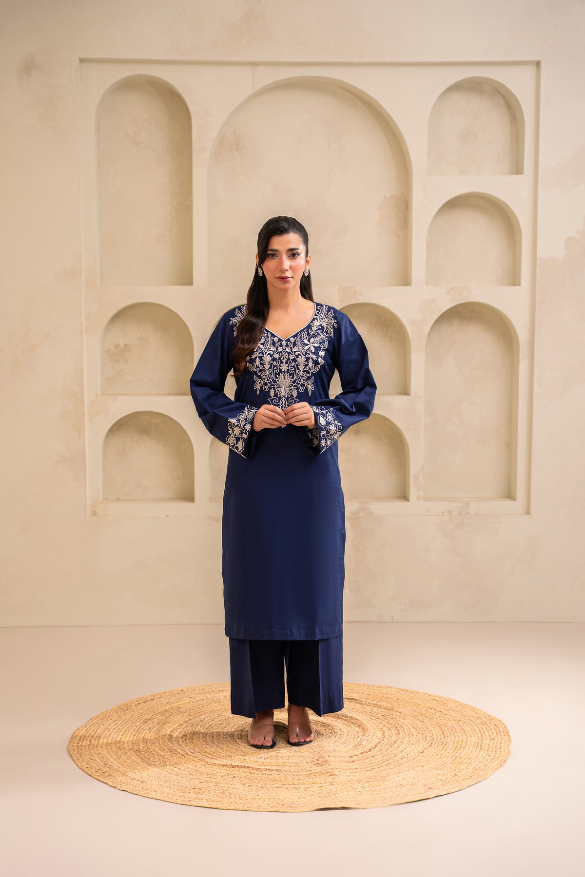 Luna embroidered lawn suit by Noorsaba, photo 2 of 9