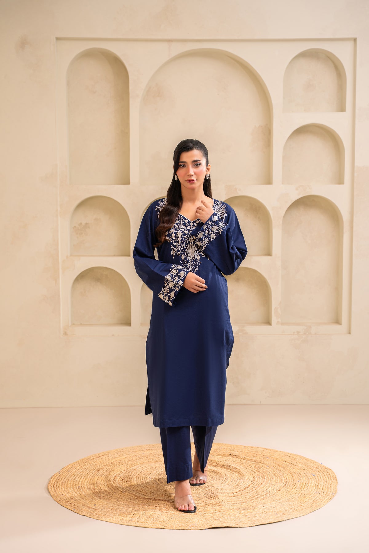 Luna embroidered lawn suit by Noorsaba, photo 3 of 9