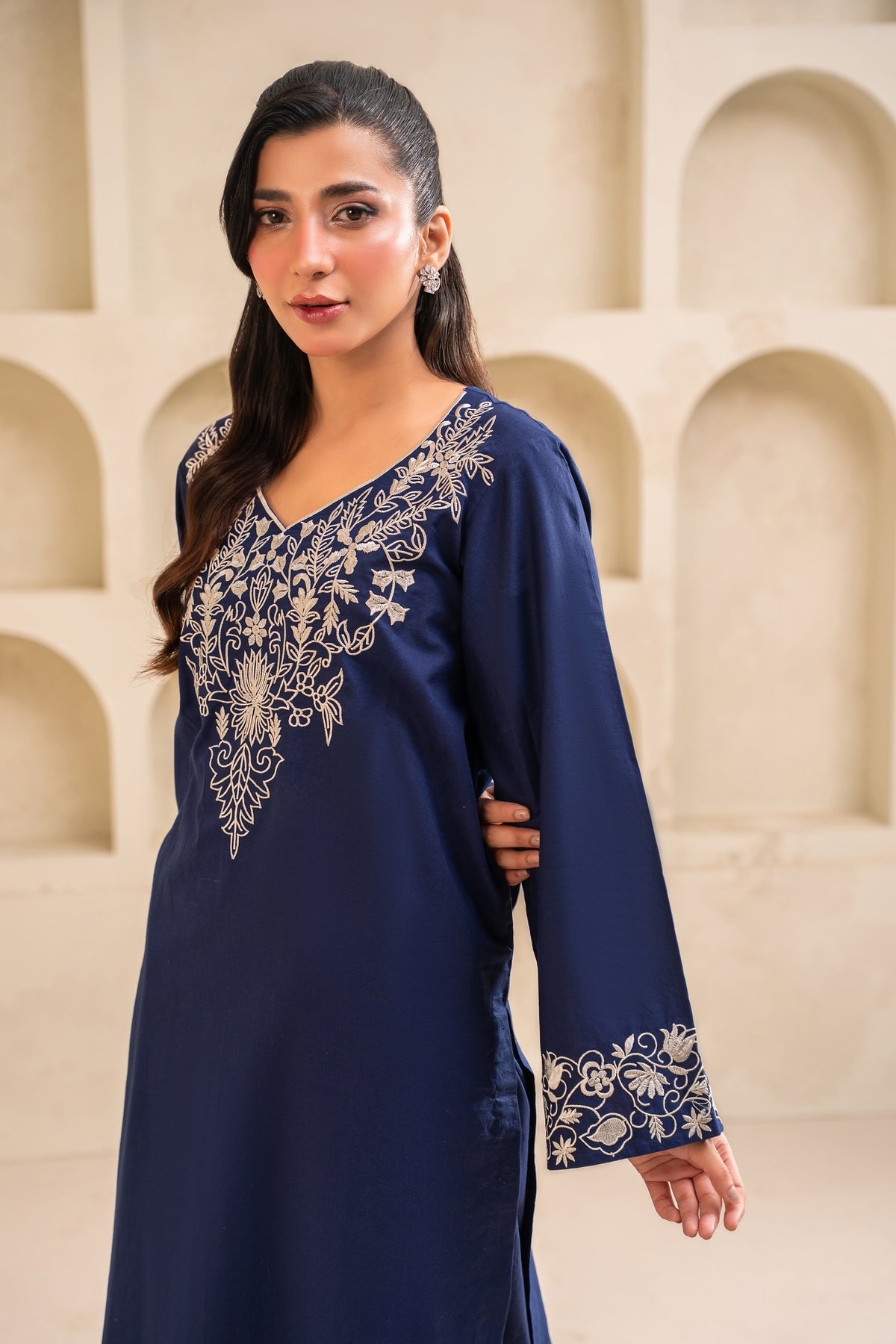 Luna embroidered lawn suit by Noorsaba, photo 8 of 9