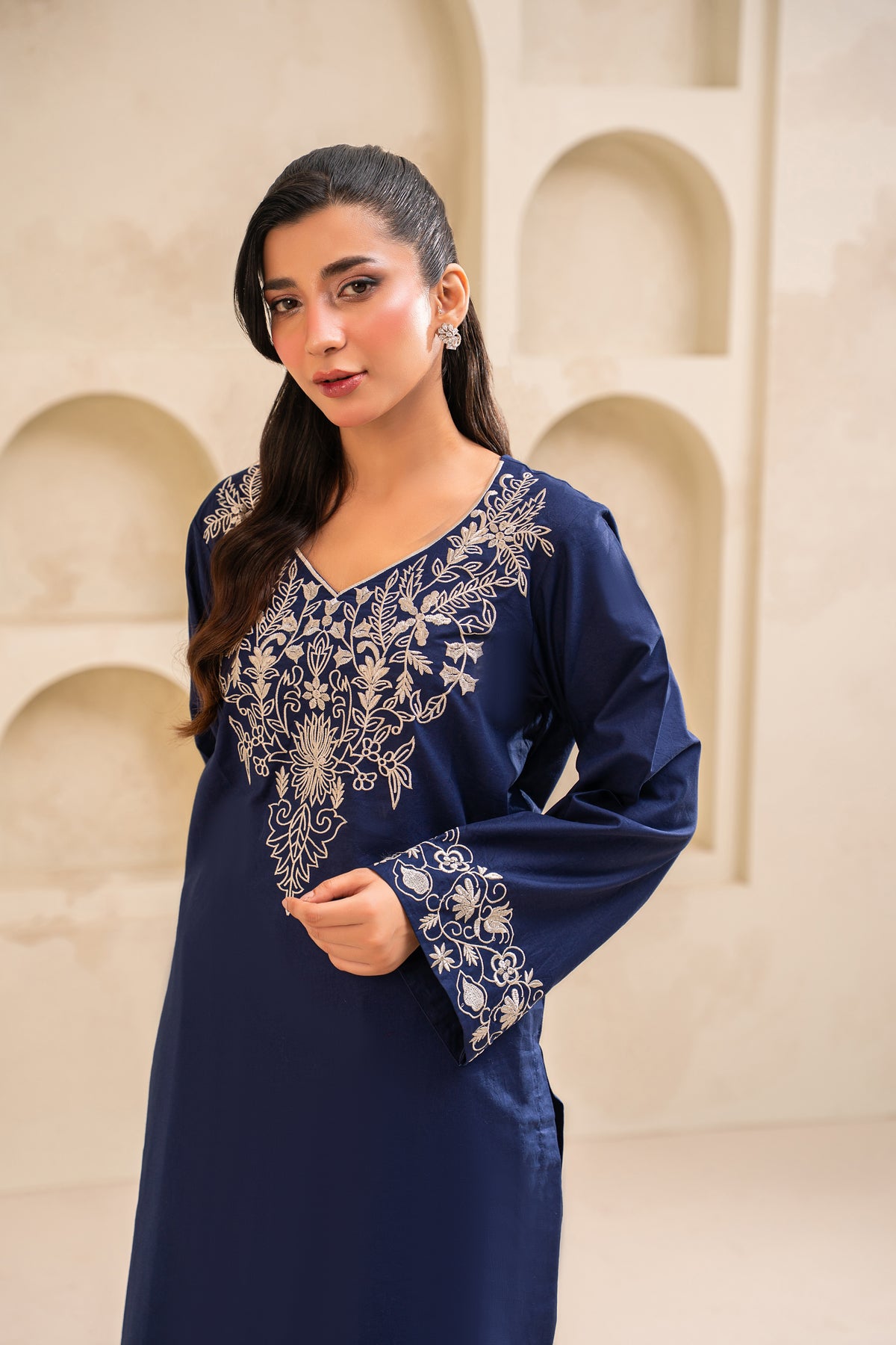 Luna embroidered lawn suit by Noorsaba, photo 9 of 9