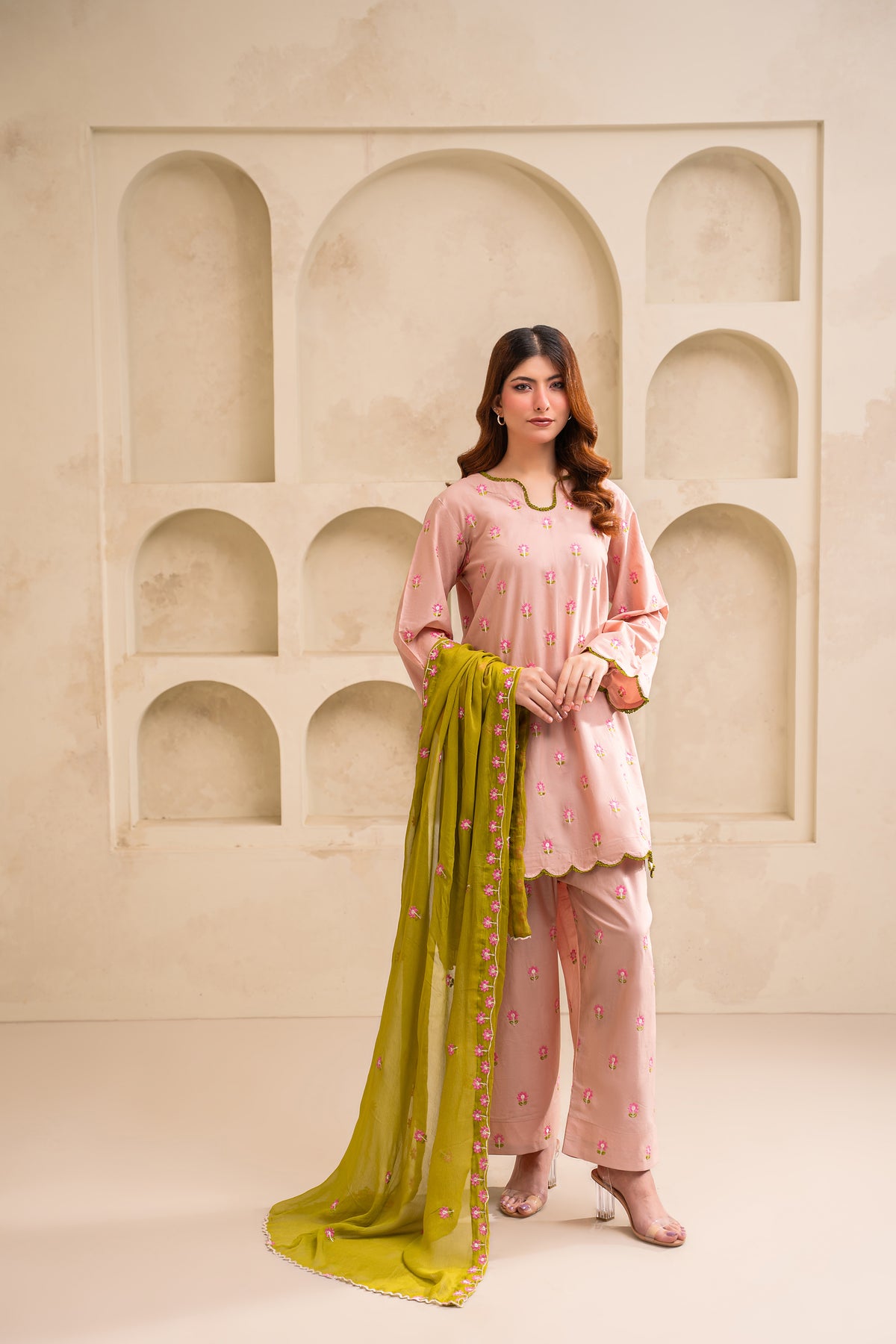 Liyana embroidered lawn suit by Noorsaba, photo 2 of 8