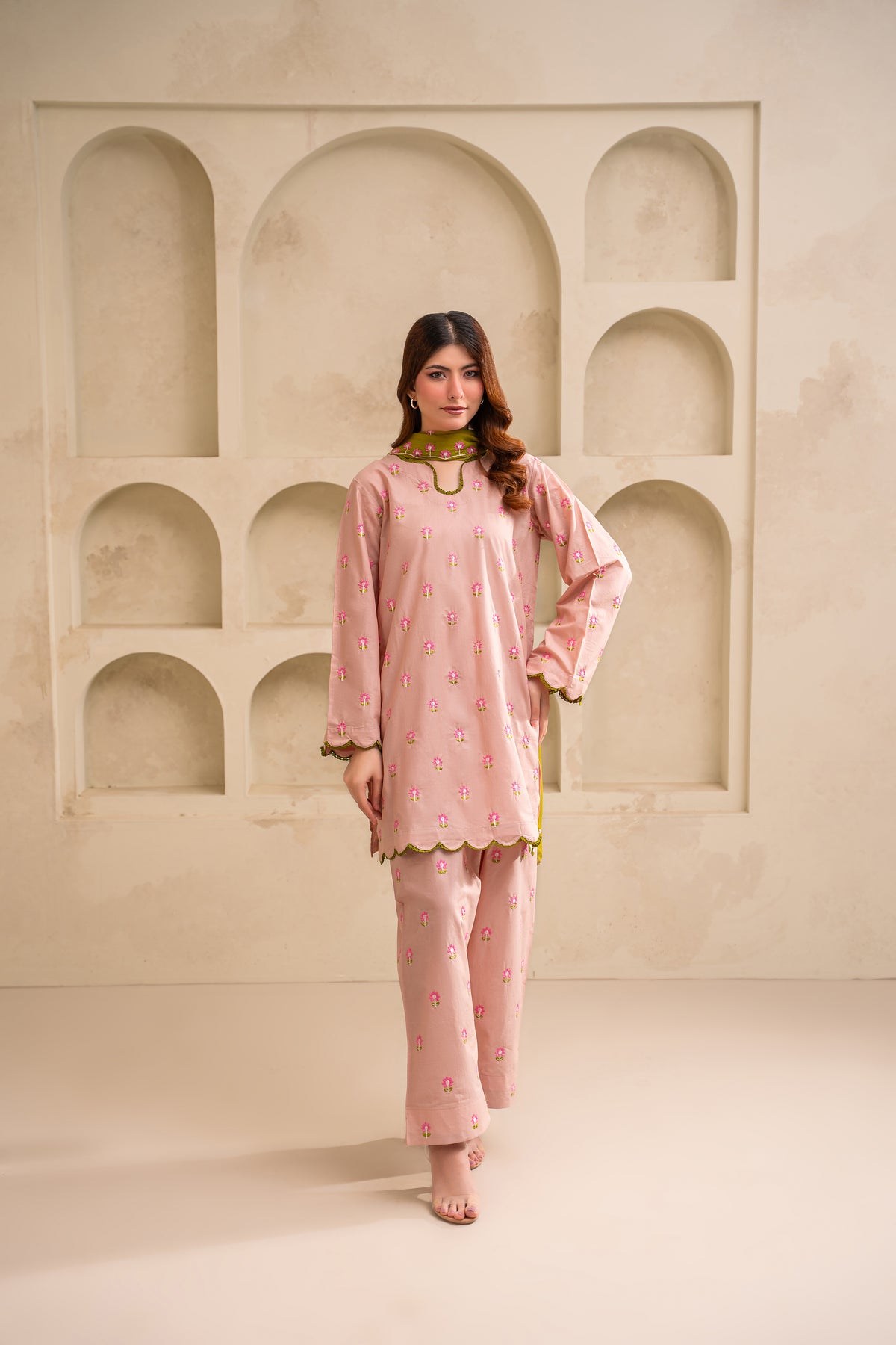 Liyana embroidered lawn suit by Noorsaba, photo 3 of 8