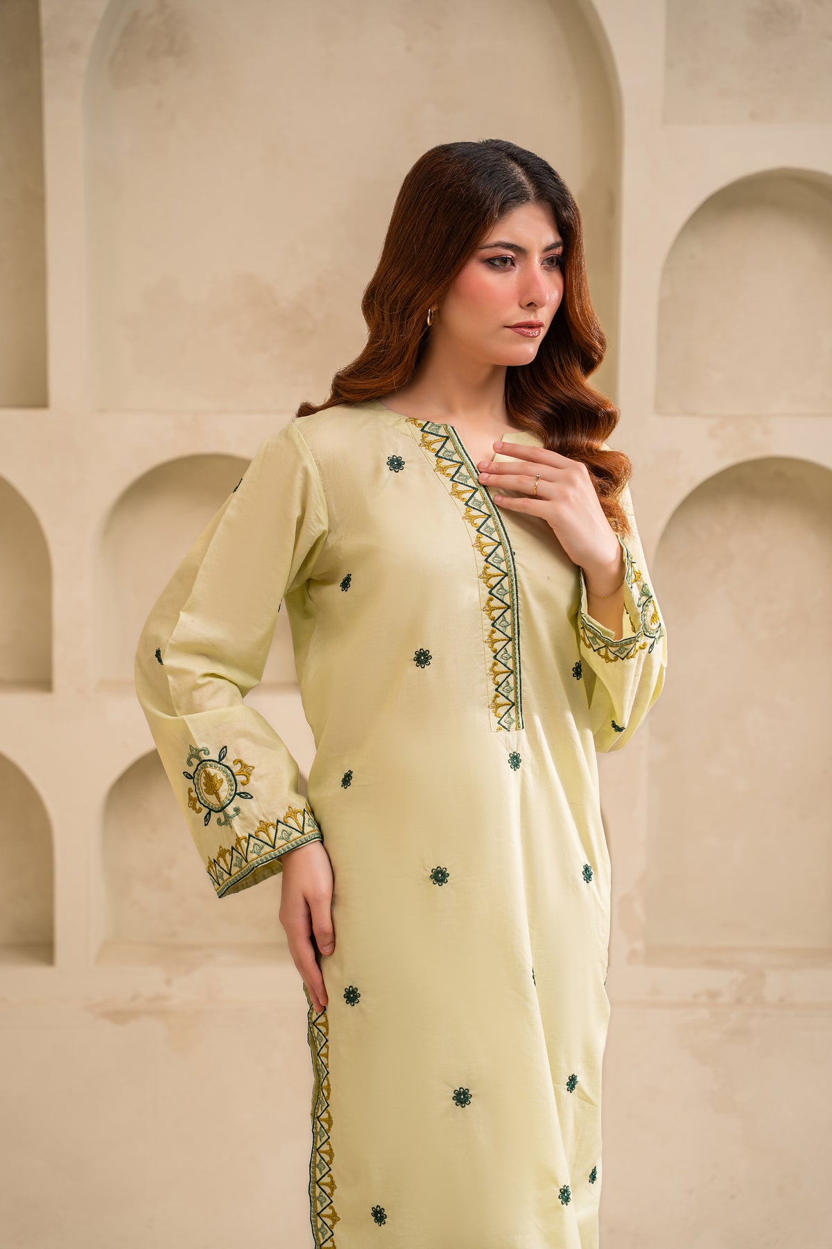 Nova embroidered lawn suit by Noorsaba, photo 6 of 8