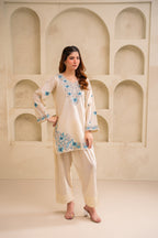 Rhea embroidered lawn suit by Noorsaba, photo 1 of 7