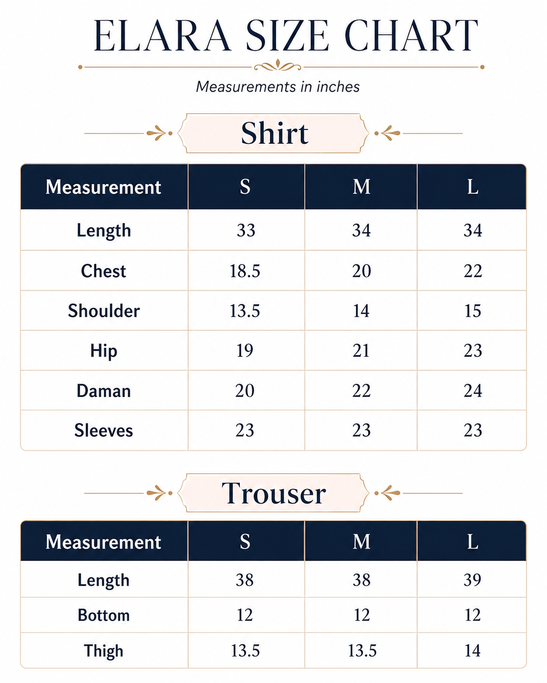 Size Guide