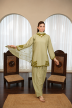 Sage embroidered lawn suit by Noorsaba, photo 6 of 8