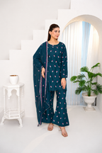 Elara embroidered lawn suit by Noorsaba, photo 1 of 8