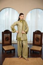 Sage embroidered lawn suit by Noorsaba, photo 7 of 8