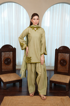 Sage embroidered lawn suit by Noorsaba, photo 8 of 8