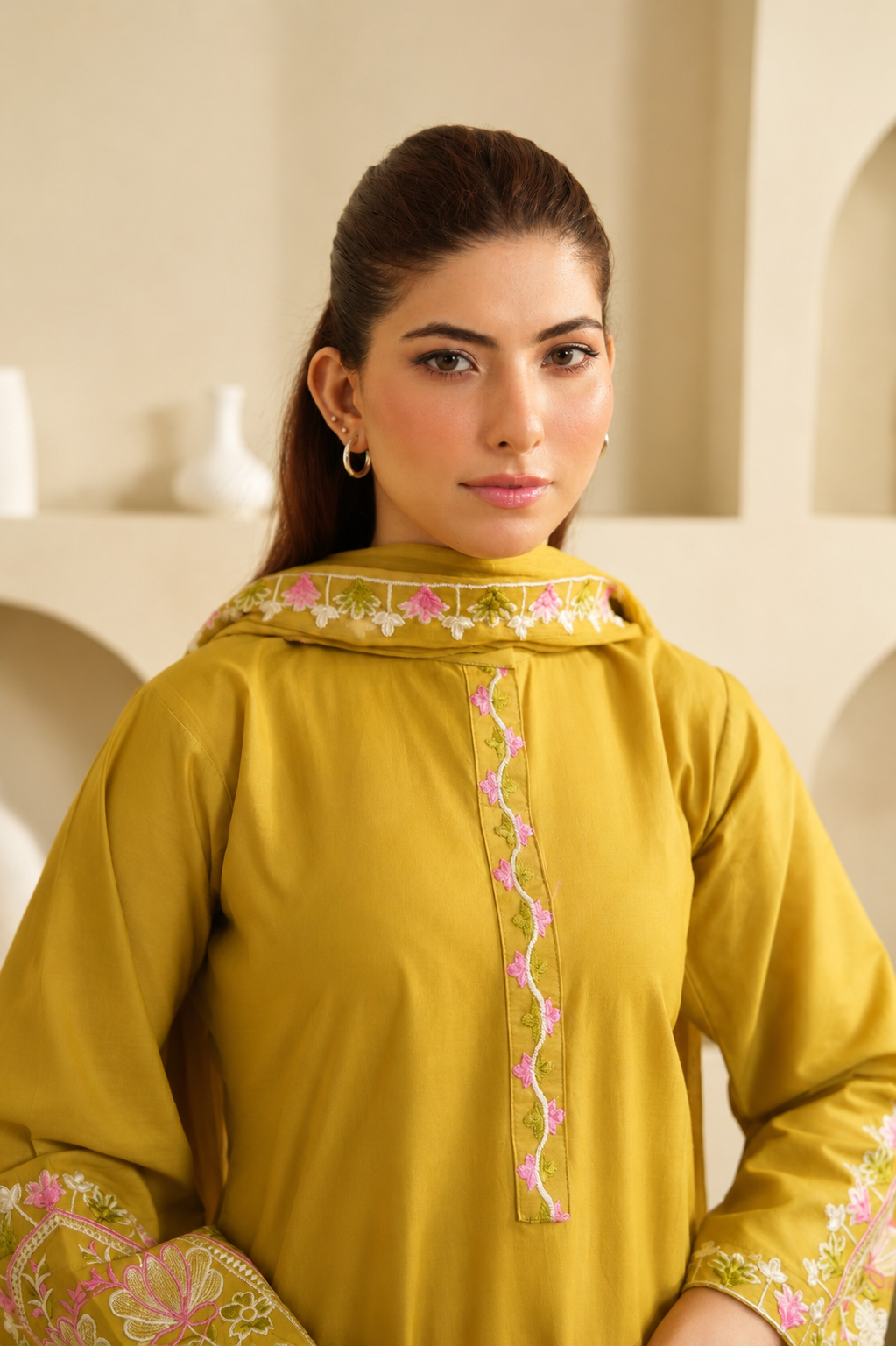 Aira embroidered lawn suit by Noorsaba, photo 7 of 8