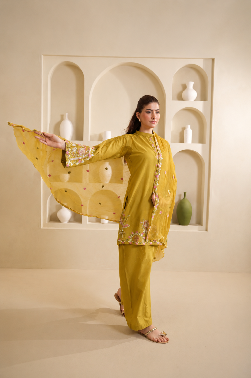 Aira embroidered lawn suit by Noorsaba, photo 8 of 8