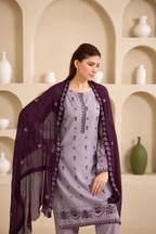 Ziva embroidered lawn suit by Noorsaba, photo 11 of 14